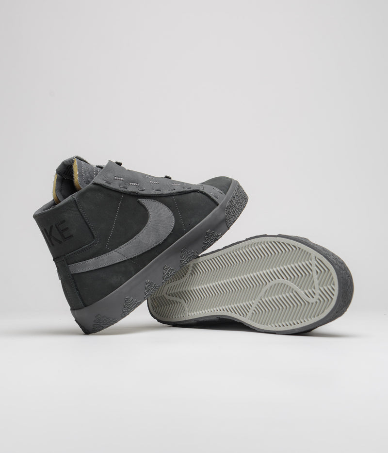 Nike SB x Di'Orr Greenwood Blazer Mid Shoes in Anthracite and Dark Smoke Grey
