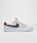 Nike SB x Sky Brown Pogo Plus Shoes in Sail and White and Gym Red - Black