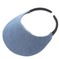 No Headache® Midsize Clip On Denim Sun Visor Visor Cap No Headache PFCM-DEN Denim