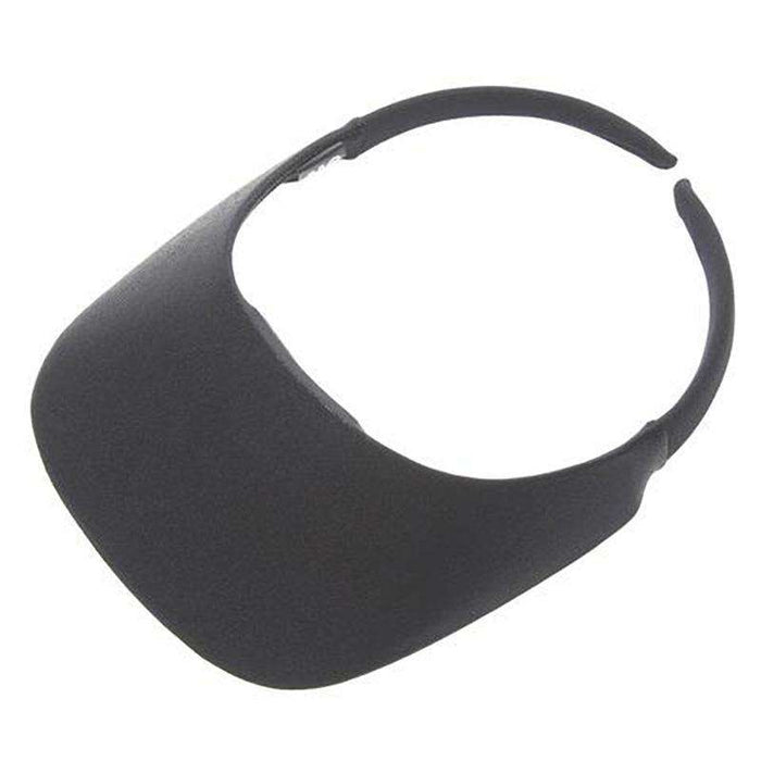 No Headache® Original Square Brim Clip On Sun Visor in Shimmer Fabric Visor Cap No Headache PFC-SHM3 Black