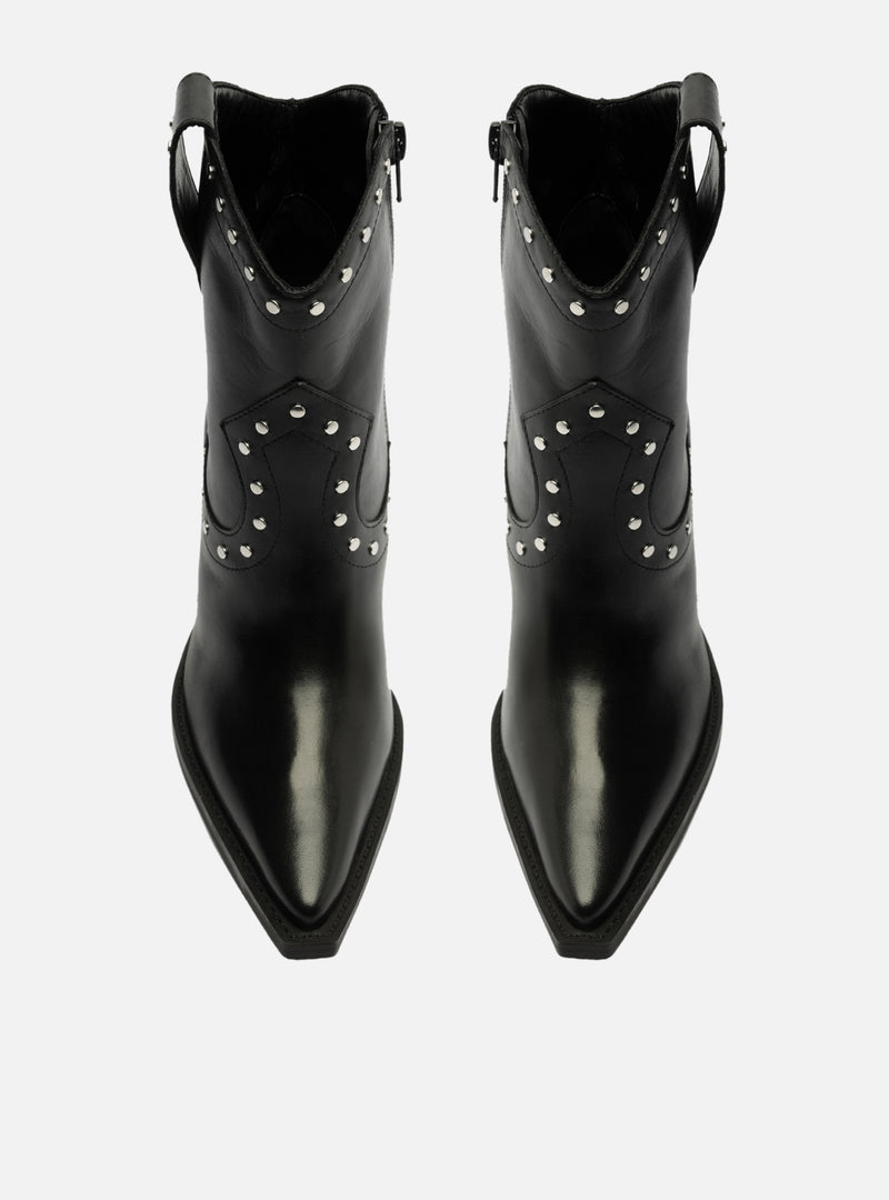 Norah Leather Block Boot Booties FALL 23