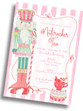 Nutcracker Tea Party Invitation