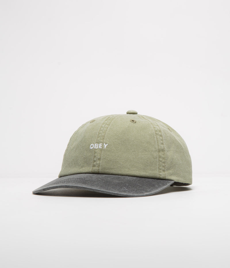 Obey 2 Tone Bold Cap in Pigment Khaki Multi