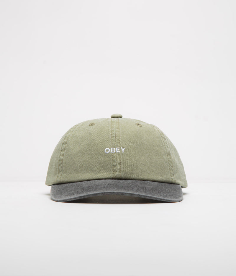 Obey 2 Tone Bold Cap in Pigment Khaki Multi