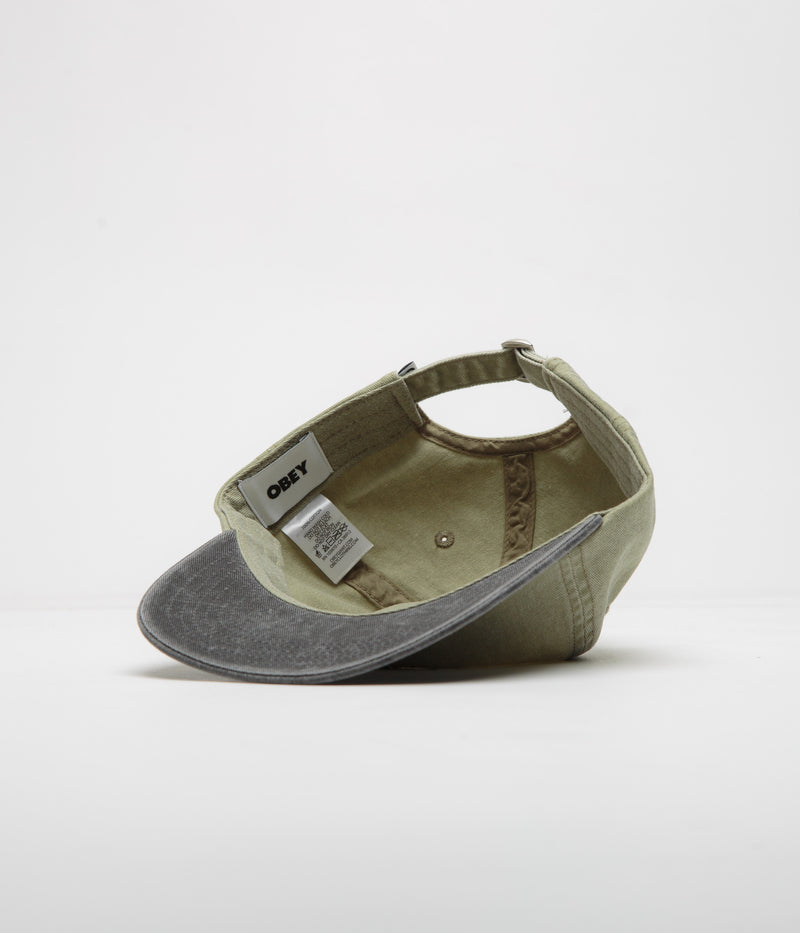 Obey 2 Tone Bold Cap in Pigment Khaki Multi