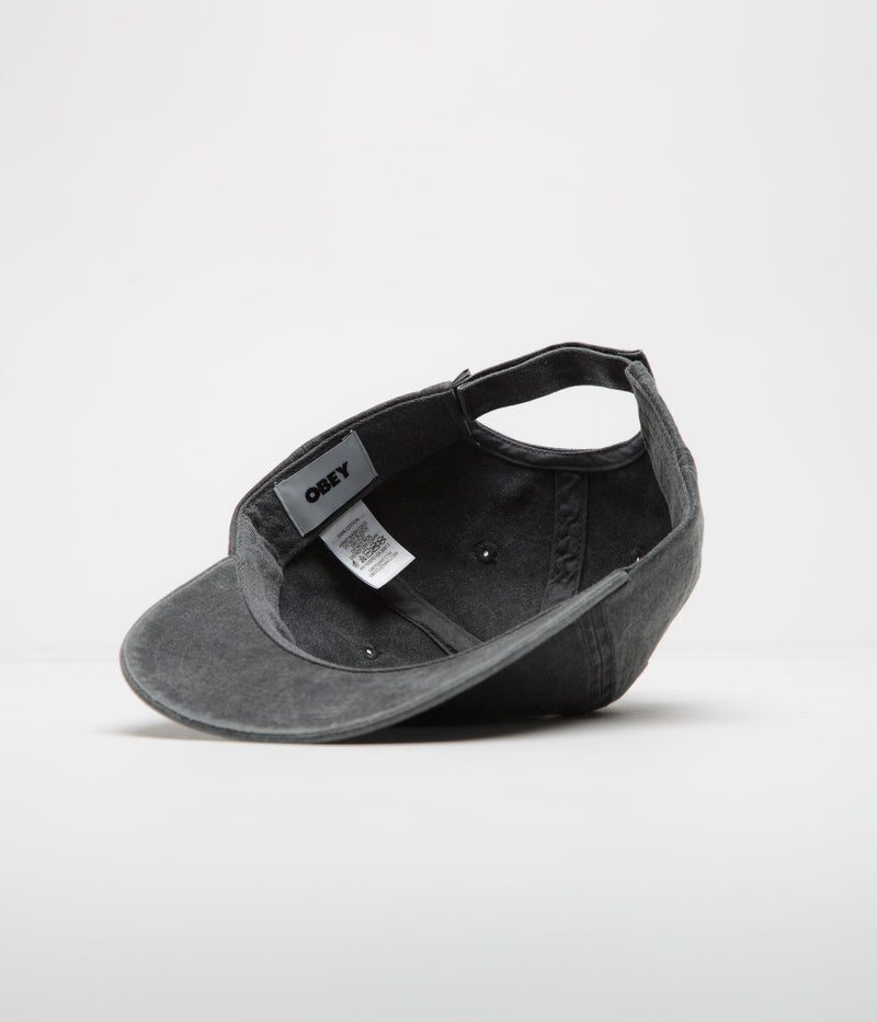 Obey Icon Eyes Cap in Pigment Black