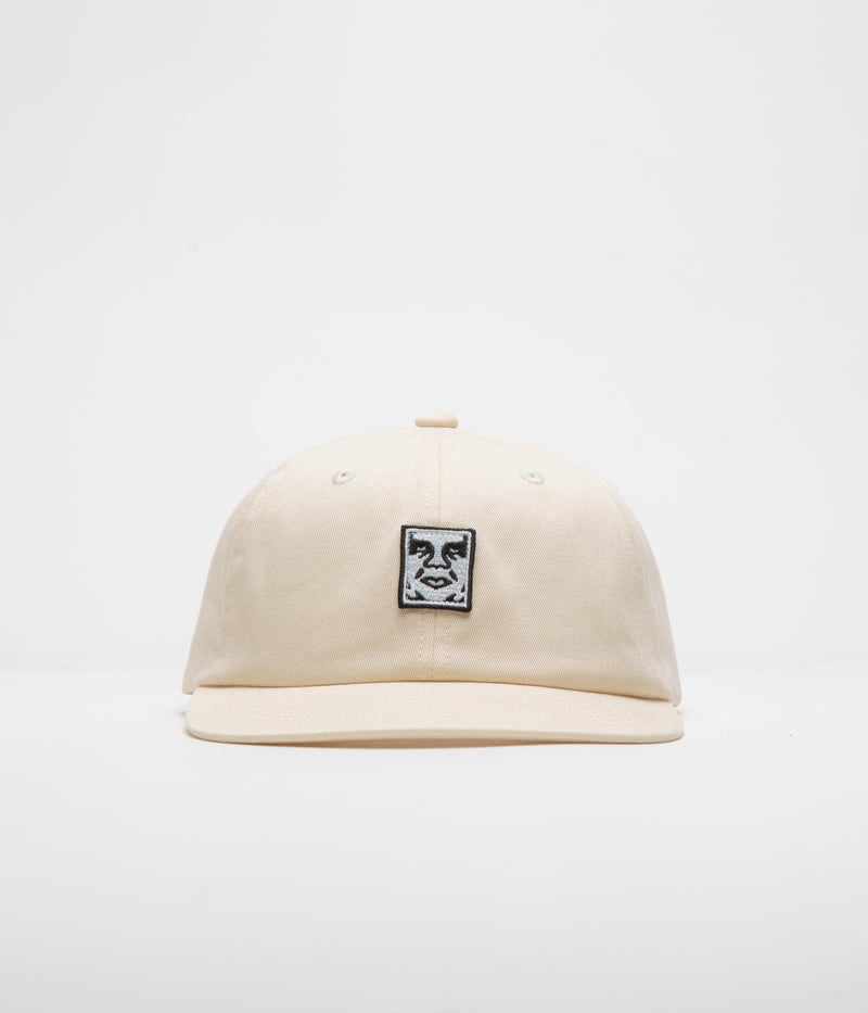 Obey Icon Patch Cap in Unbleached