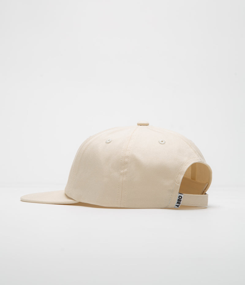 Obey Icon Patch Cap in Unbleached