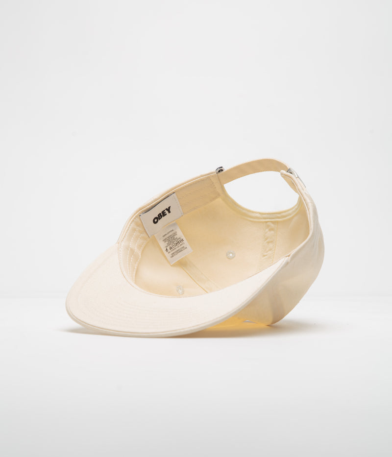Obey Icon Patch Cap in Unbleached