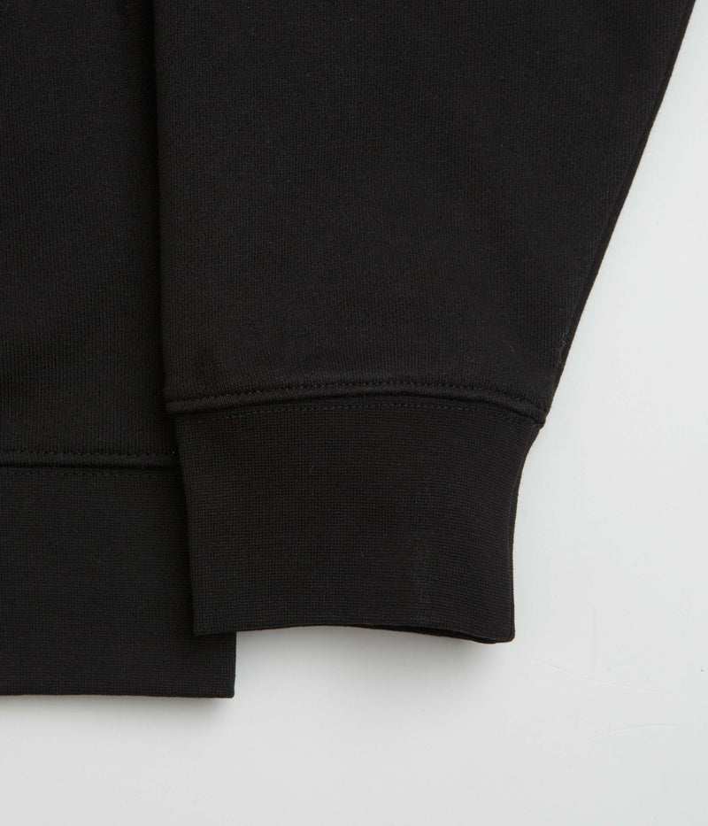 Obey Icon Stencil Flame Hoodie in Black