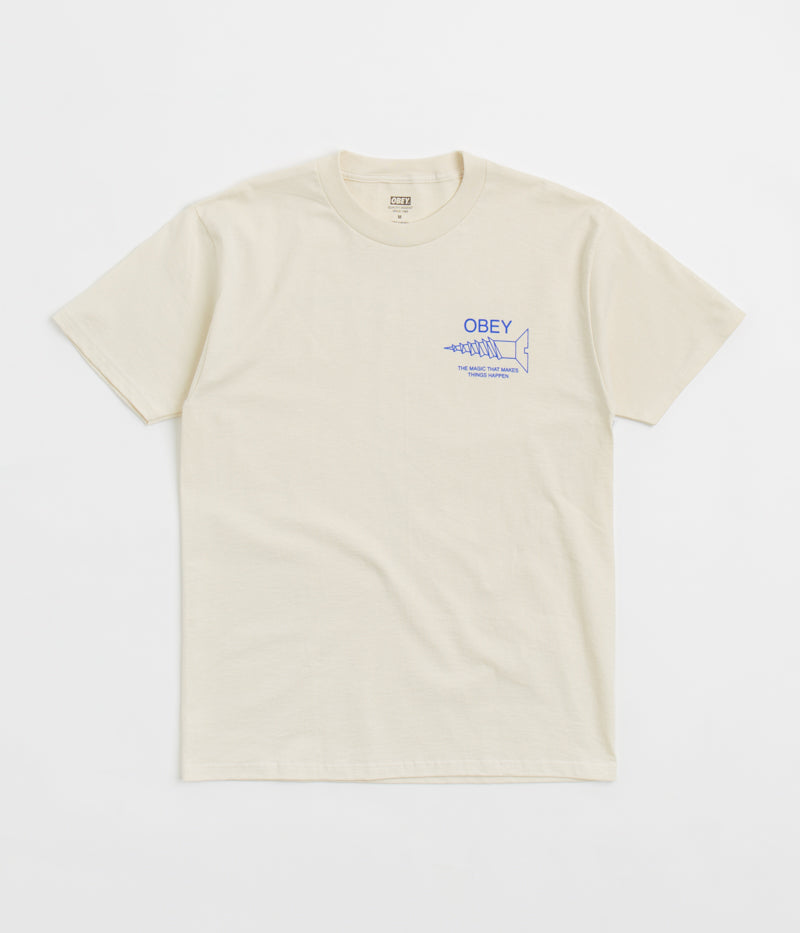 Obey Magic T-Shirt in Cream