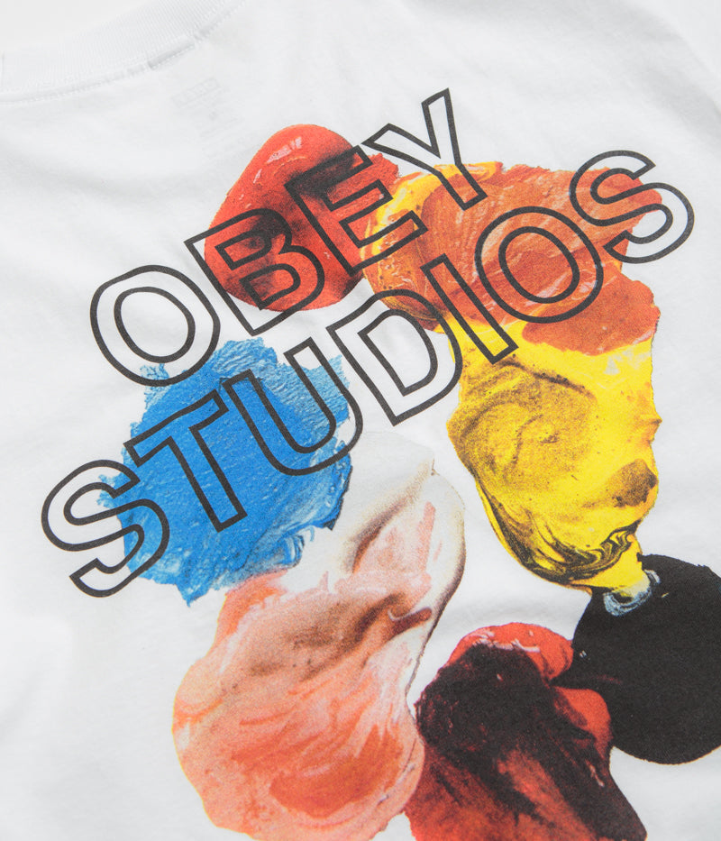 Obey Studios Palette T-Shirt in White