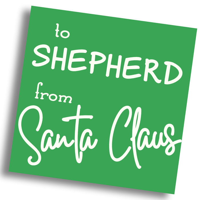 Official "From Santa" Gift Tag Stickers