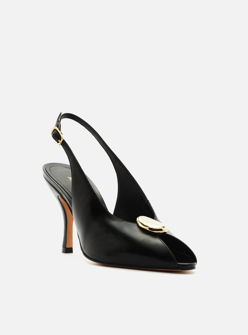 Olivia High Stiletto Leather Pump Pumps R/26