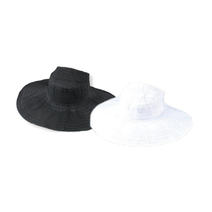 Open Crown Ponytail Roll Up Sun Visor Hat - Jeanne Simmons Hats Facesaver Hat Jeanne Simmons Accessories
