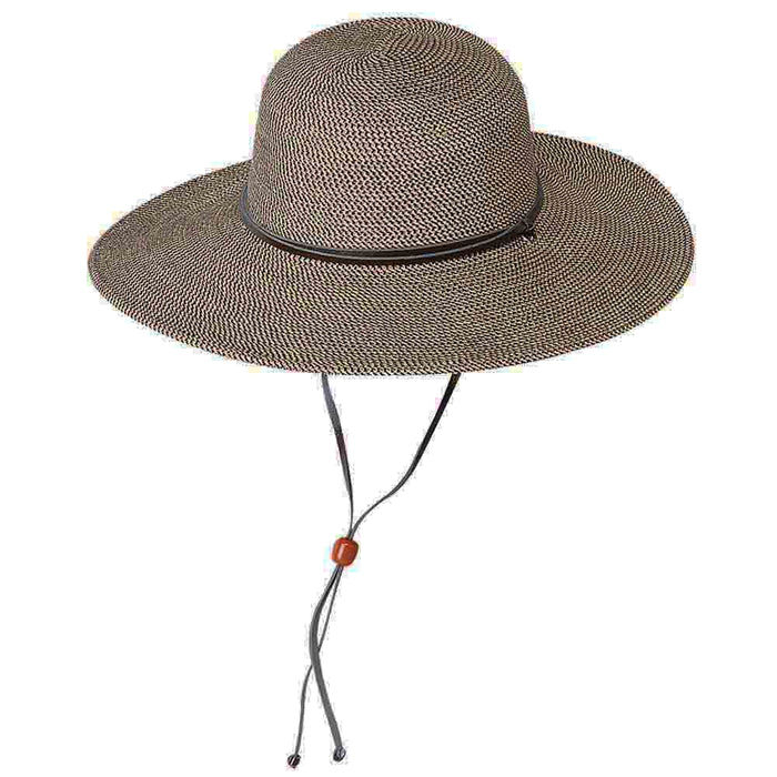 Packable Sun Hat with Chin Cord - Jeanne Simmons Hats Wide Brim Sun Hat Jeanne Simmons Accessories