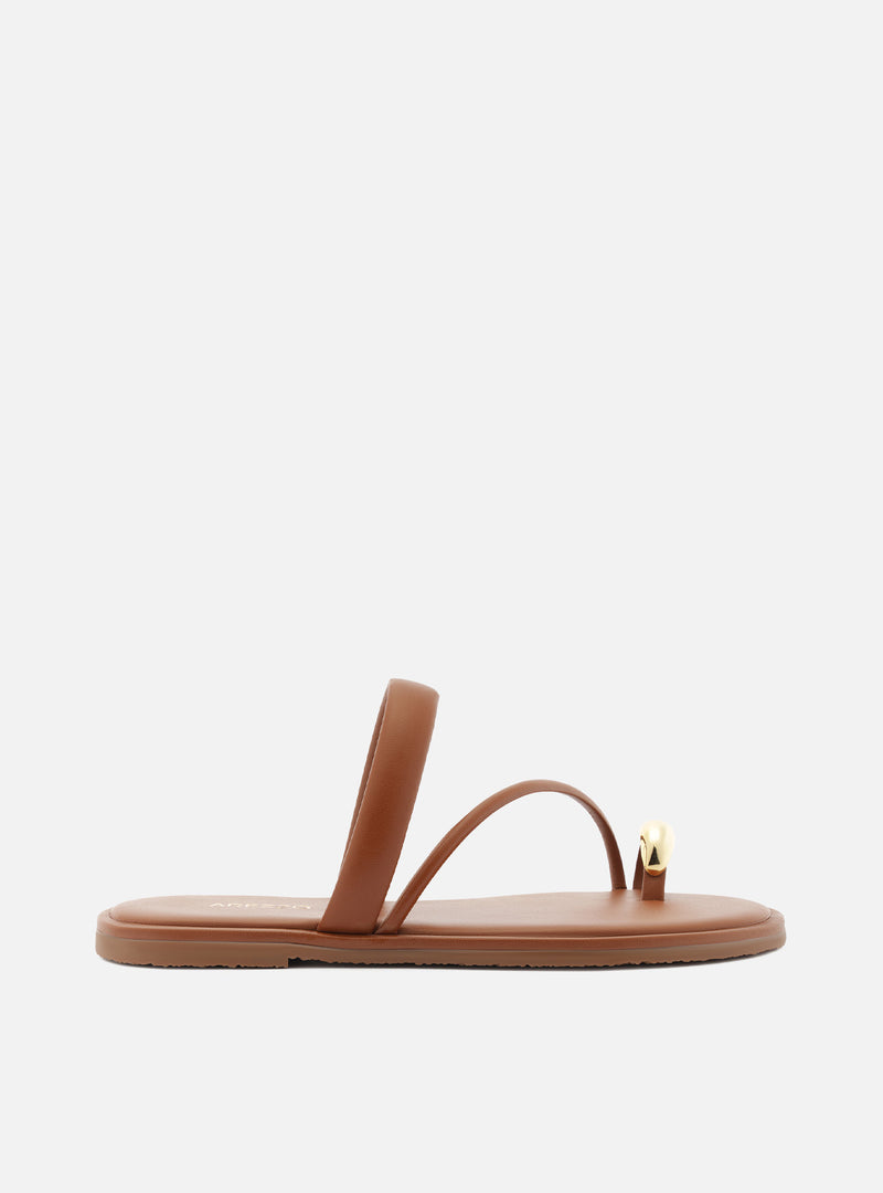 Pamela Leather Sandal Flats S/26