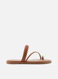 Pamela Leather Sandal Flats S/26