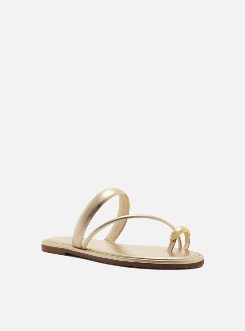 Pamela Leather Sandal Flats S/26