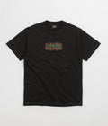 Pass Port Pattoned T-Shirt in Black