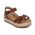 Paula Arch Support Platform Sandal #color_walnut