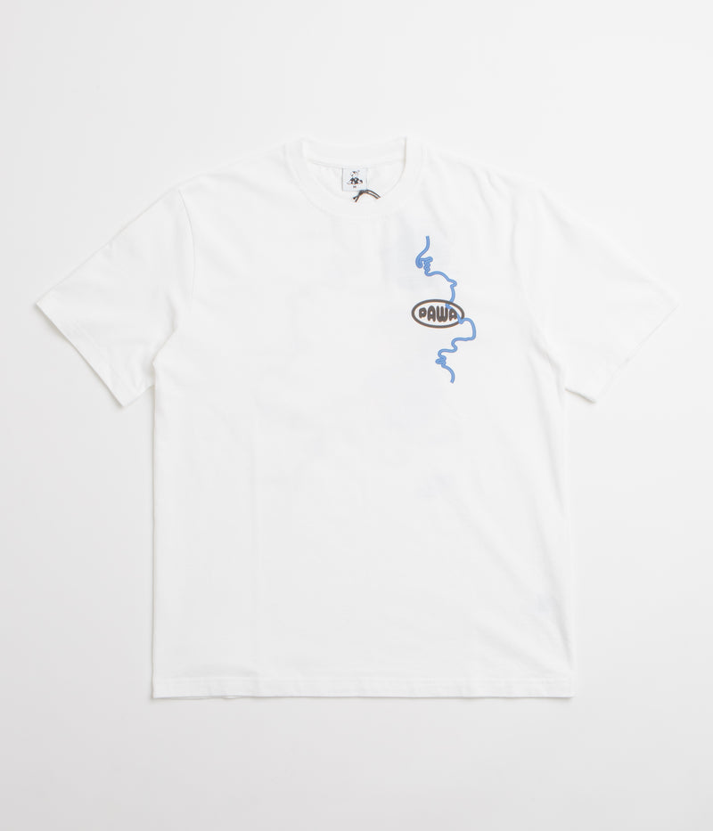 Pawa Speed Sports Drift Map T-Shirt in White