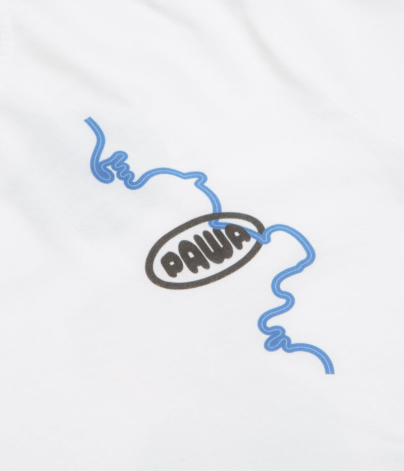 Pawa Speed Sports Drift Map T-Shirt in White