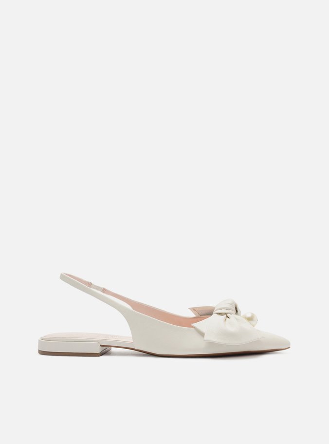 Pearl Leather Ballet Flats RESORT 25