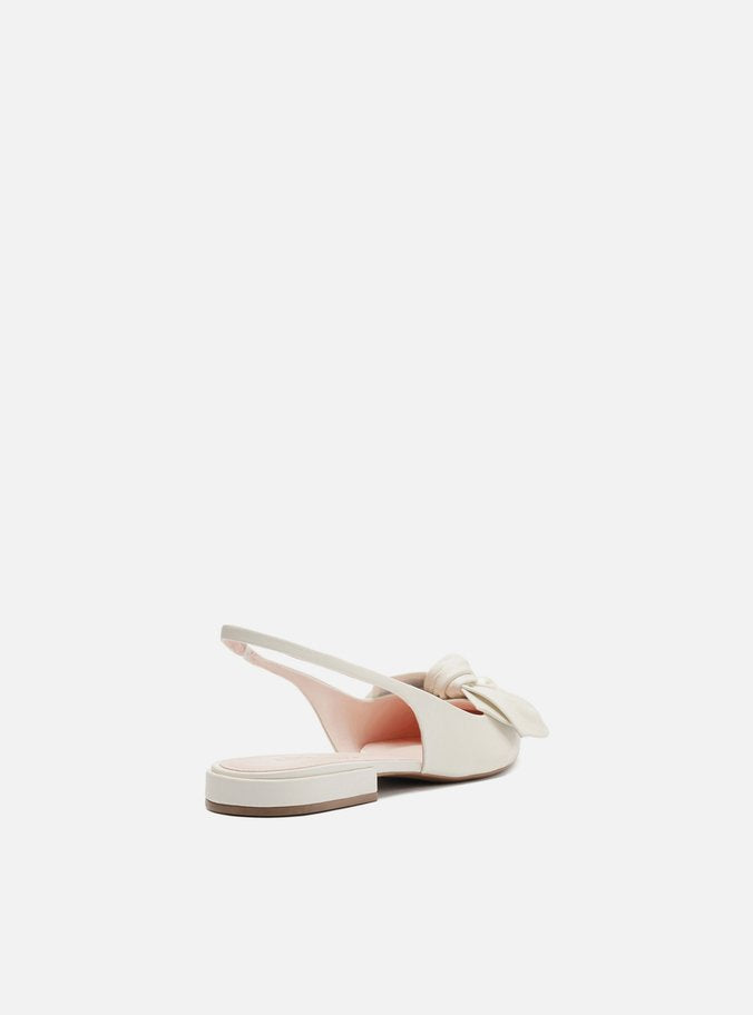 Pearl Leather Ballet Flats RESORT 25