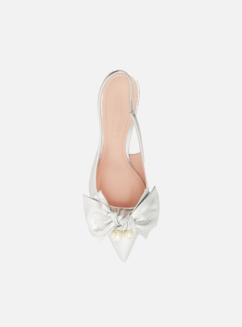 Pearl Leather Stiletto Pump Pumps RESORT 25