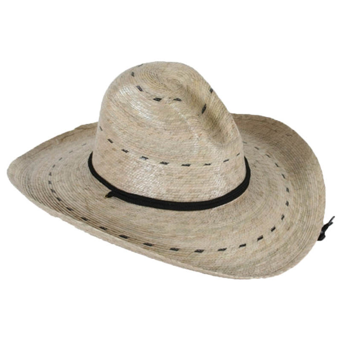 Pecos Palm Leaf Safari Hat with Chin Strap, S-2XL - Tula Hats Cowboy Hat Tula Hats