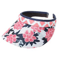 Peonies & Pars Clip On Sun Visor - GloveIt® Golf Visors Visor Cap GloveIt VC418 Pink
