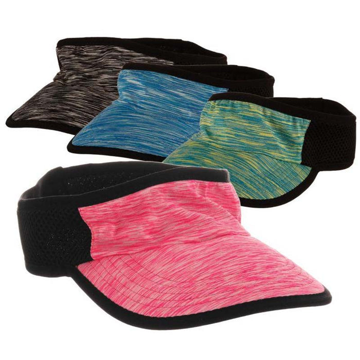 Performance Mesh Sport Sun Visor - Panama Jack Visor Cap Panama Jack Hats PJL703pk Pink