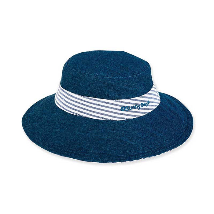Petite Reversible Cotton Bucket Hat - Sunny Dayz™ Bucket Hat Sun N Sand Hats