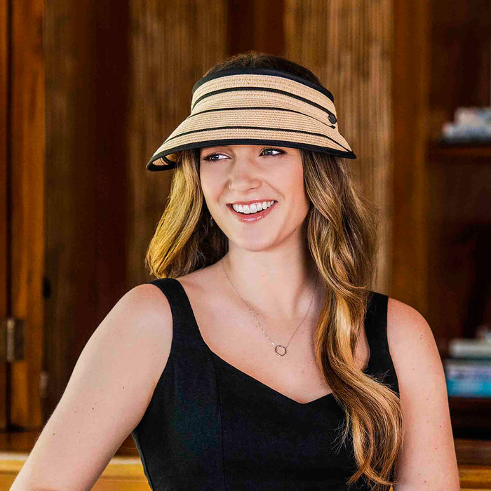Petite Savannah Visor by Wallaroo Hat Company Visor Cap Wallaroo Hats