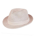 Petite Size Fedora Hat with Metallic Accent - Sunny Dayz™ Fedora Hat Sun N Sand Hats HK278A Rose XS (54 cm)