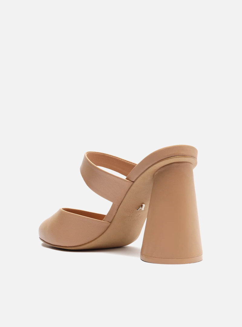 Piera Leather Mule Pumps FALL 22