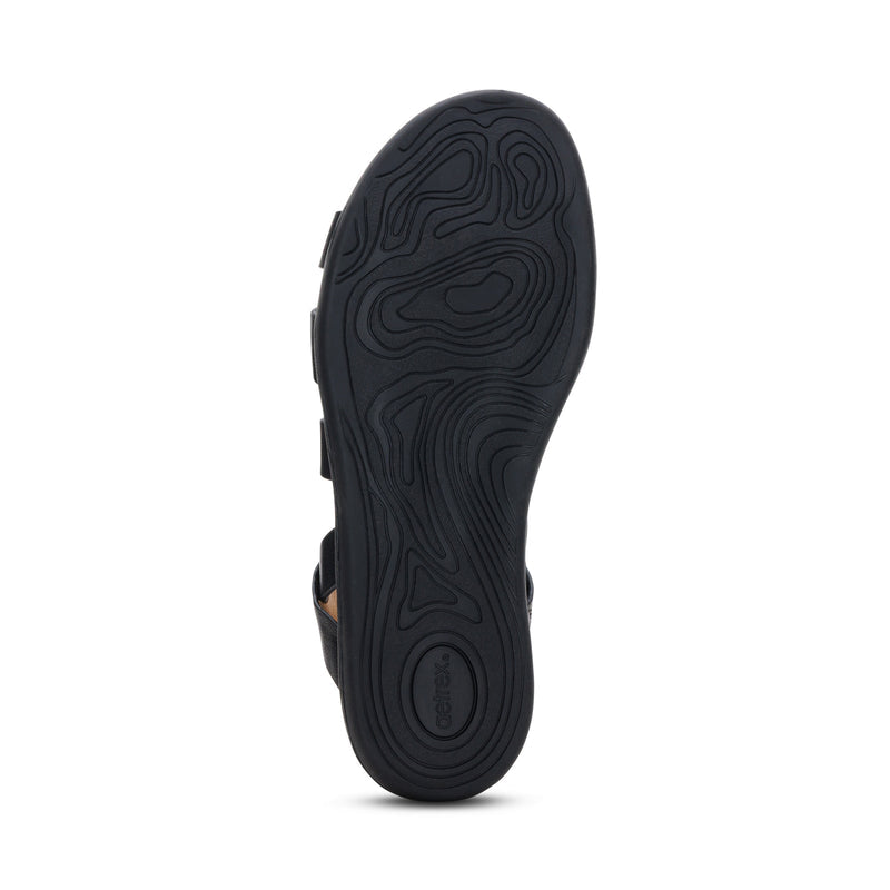 Piper Arch Support Strap Sandal #color_black