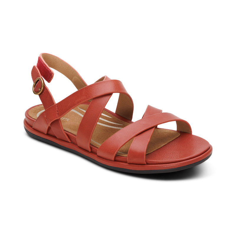 Piper Arch Support Strap Sandal #color_terracotta