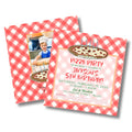 Pizza Party Birthday Invitation