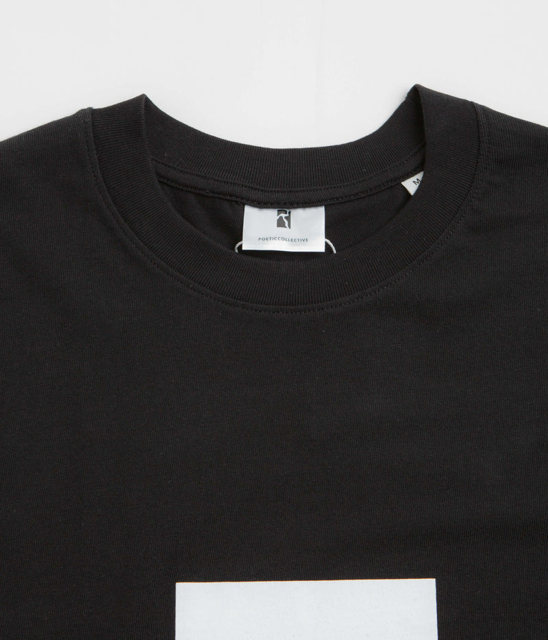 Poetic Collective Box T-Shirt in Black and White