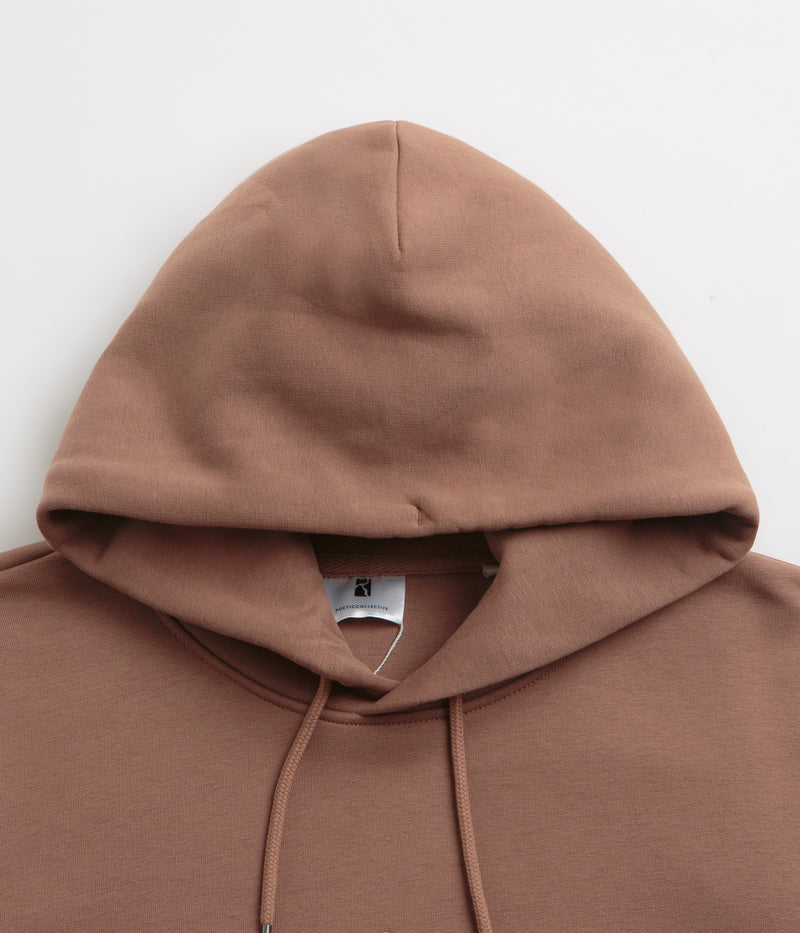 Poetic Collective Painting Hoodie in Brown