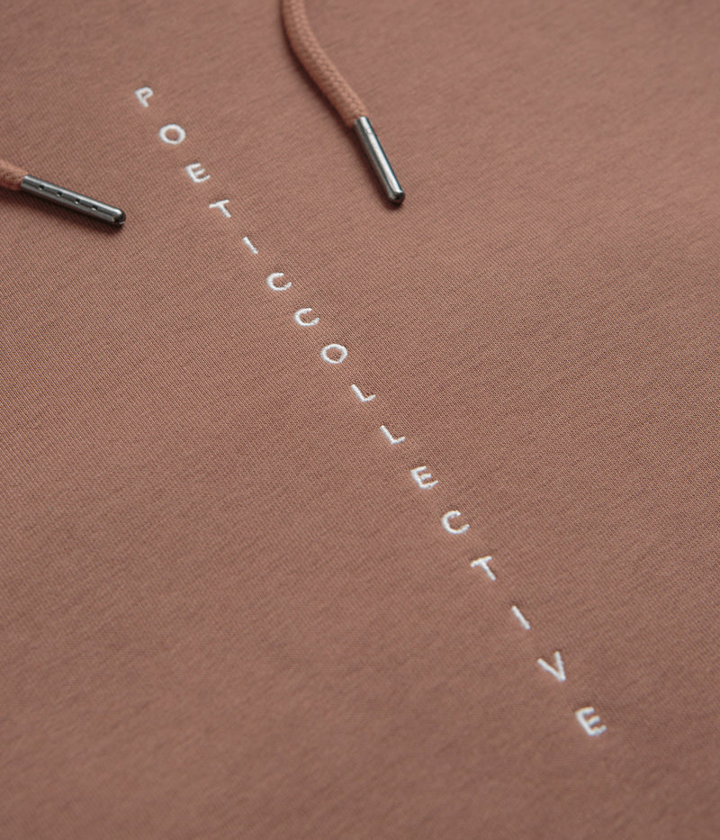 Poetic Collective Painting Hoodie in Brown