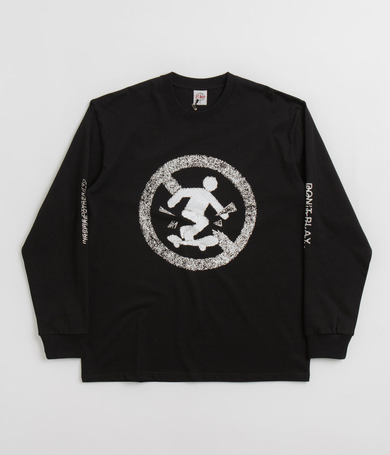 Polar Don't Play Long Sleeve T-Shirt in Black