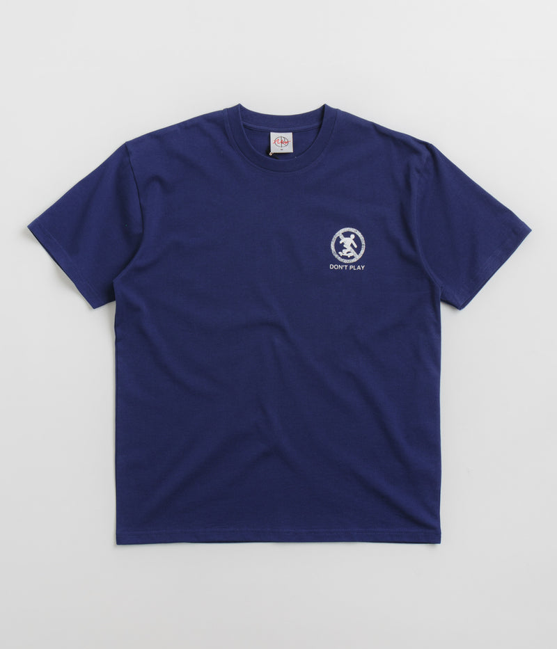 Polar Don't Play T-Shirt in Deep Royal Blue