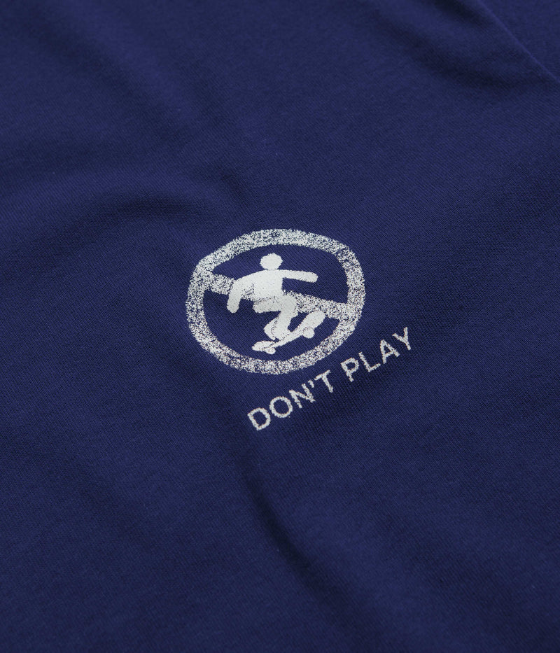 Polar Don't Play T-Shirt in Deep Royal Blue