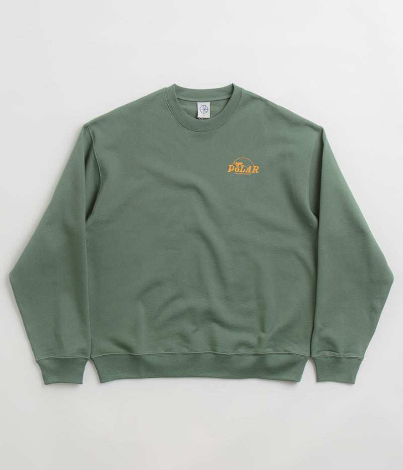 Polar Dreams Dave Crewneck Sweatshirt in Jade Green
