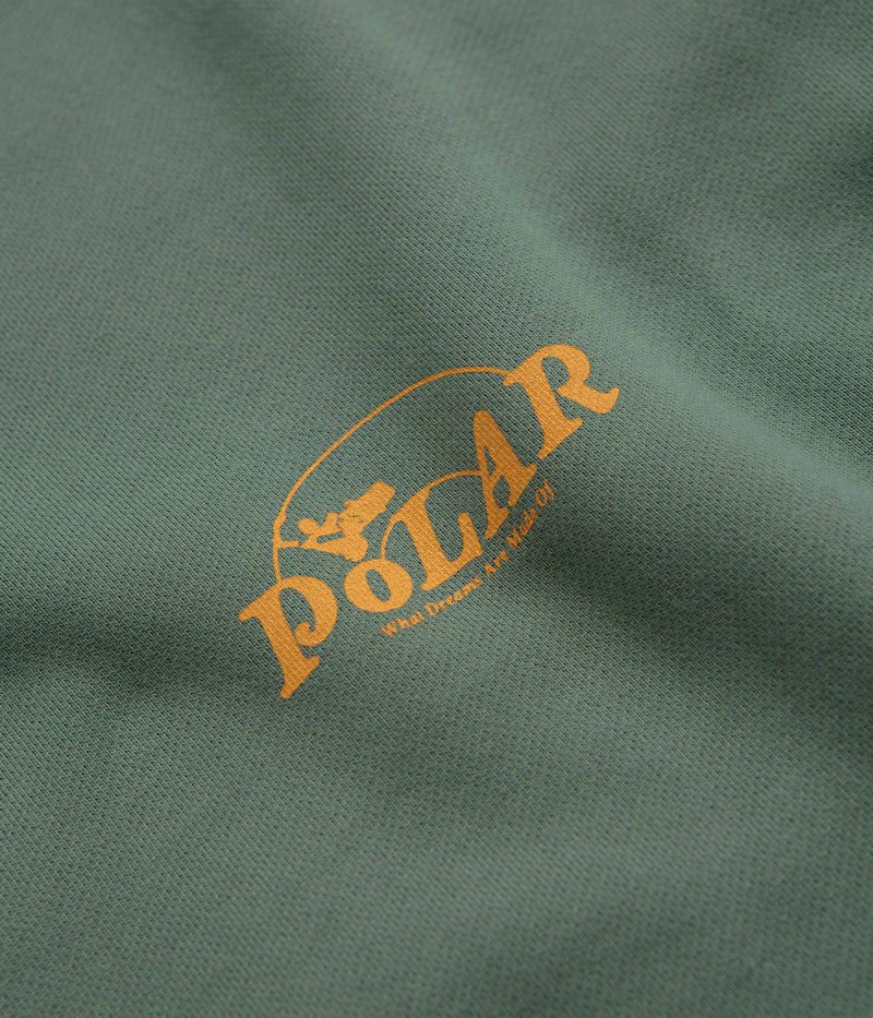 Polar Dreams Dave Crewneck Sweatshirt in Jade Green