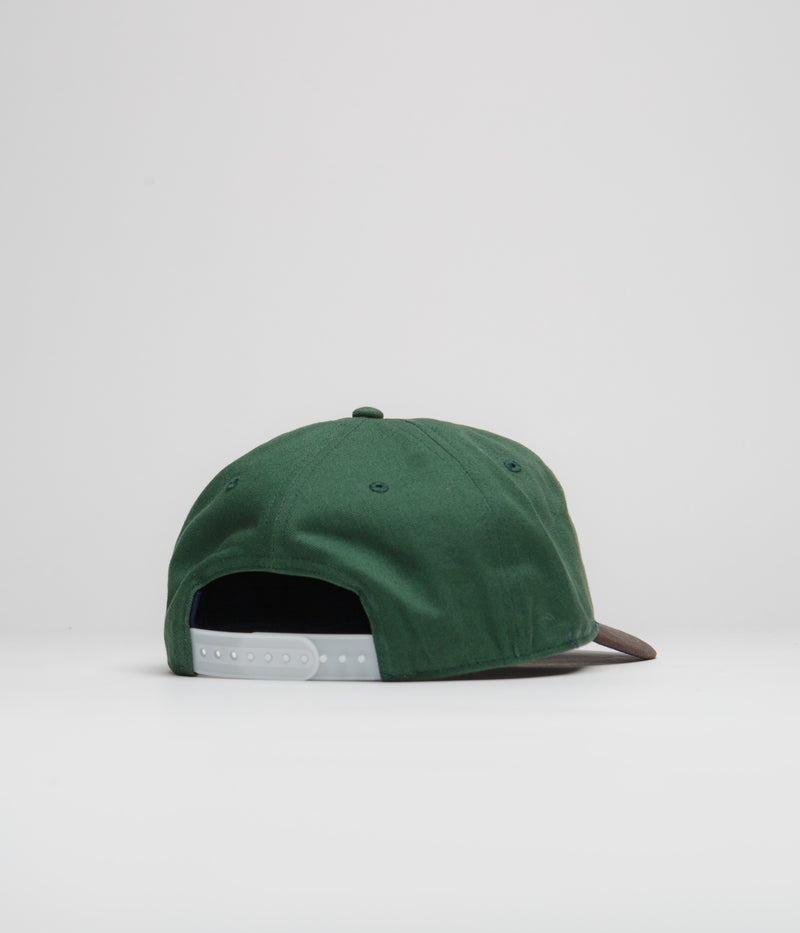 Polar Dreams Jake Cap in Jade Green and Brown