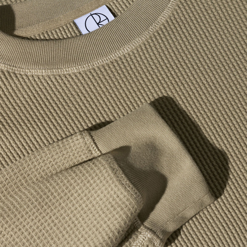 Polar Dylan Long Sleeve T-Shirt - Khaki Green/Taupe